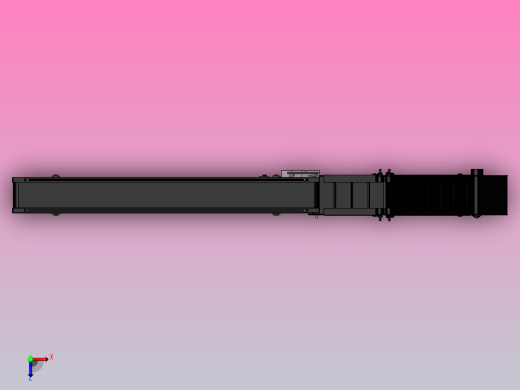 带隔板爬坡提升输送线俯视缩略图