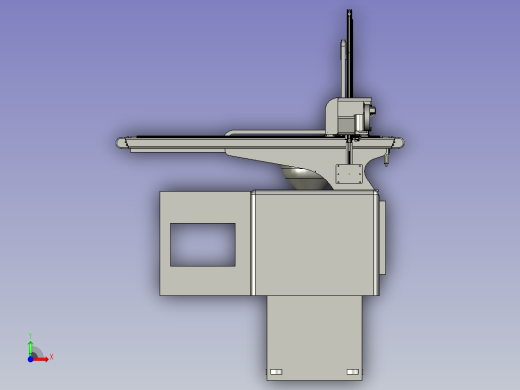 注塑机-桁架机械手装配体前视缩略图