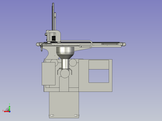 注塑机-桁架机械手装配体后视缩略图