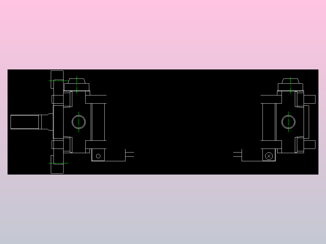 SMC气缸CDBA2F40_B图纸