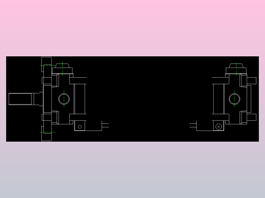 SMC气缸CDBA2F40_B图纸
