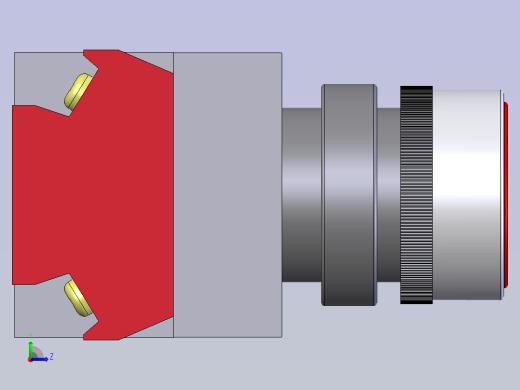 停止按钮（ø22）左视缩略图