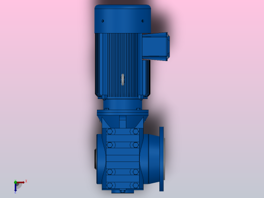 SAF67法兰空心轴安装斜齿-蜗轮蜗杆减速机SAF67-YV0.37-6P-170.4-M1-0°-B俯视缩略图