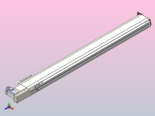 皮带直线轴半封闭可选导轨TPA-HNB-140D-120-L1200-MR-C-P40-N3