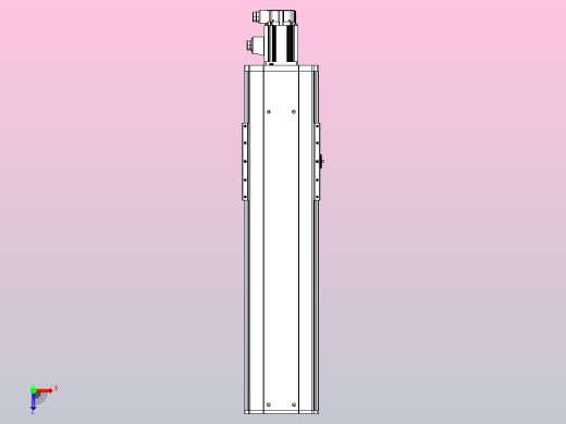 日规模组半封闭丝杆TPA-HNR-220D-3210C-L550-M-Y-P1K-N3俯视缩略图