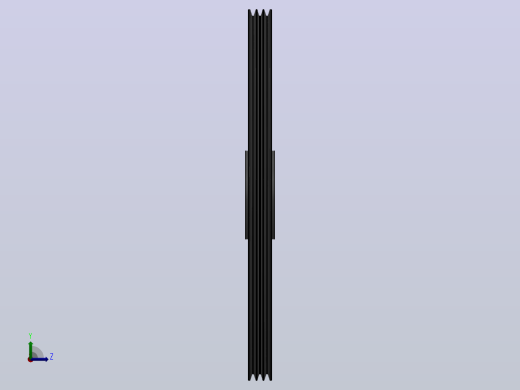 锥套式皮带轮 SPZ_SPZ630X3左视缩略图