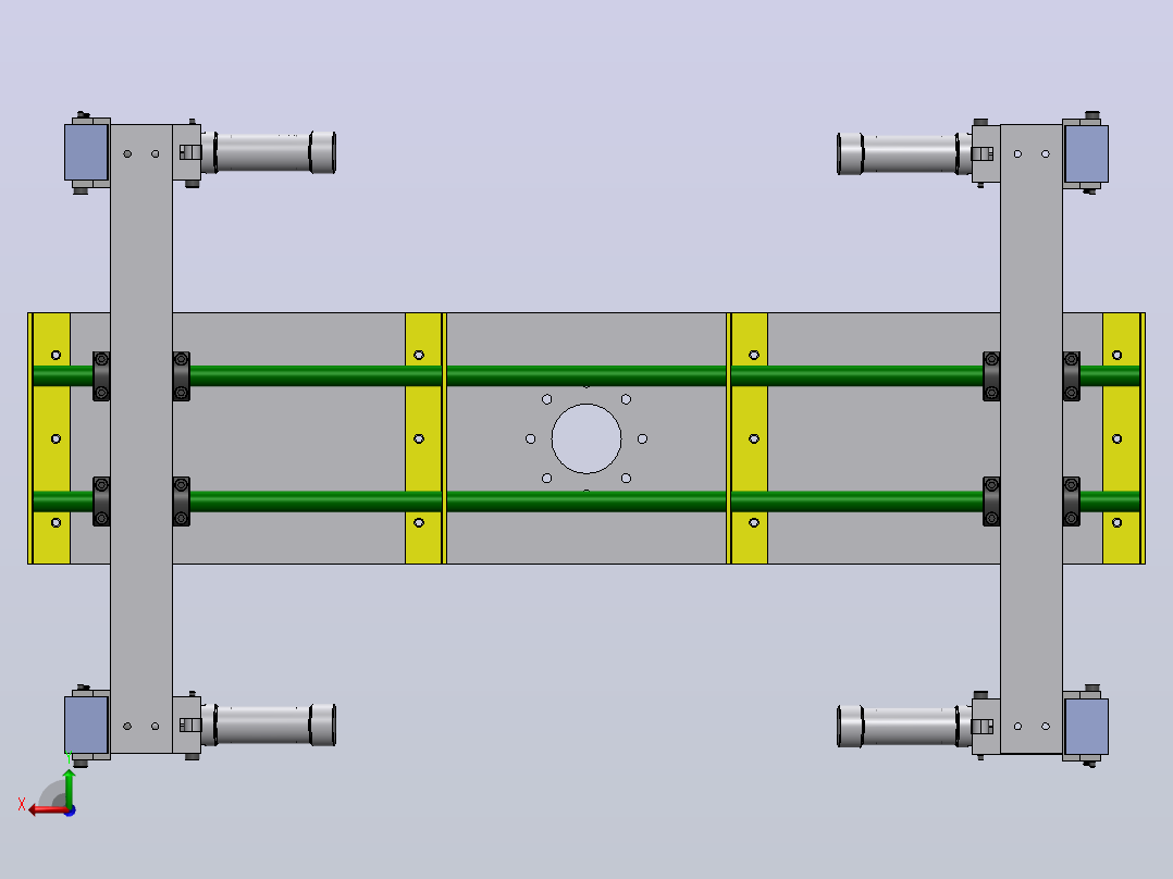 PCB面板抓取治具后视图