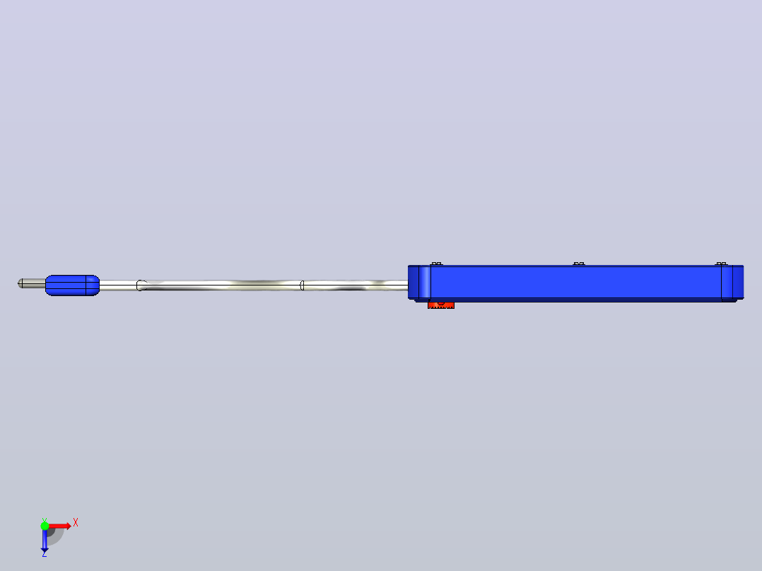 带5V usb电源输出的220V、50Hz电源板插座插排俯视图