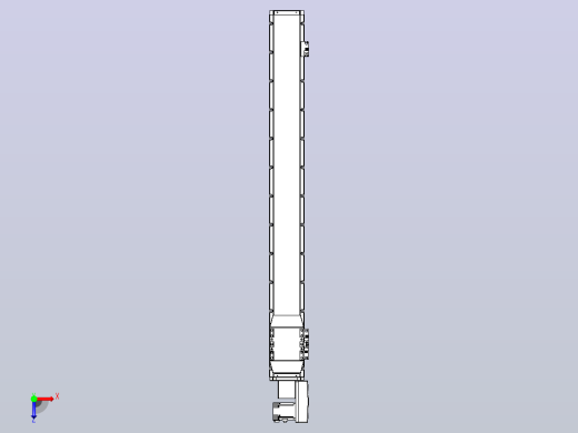 机器人皮带驱动直线轴TPA-GCB-120-P70-L1000-QR-M20-N3俯视缩略图