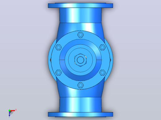 QLD标准型分流阀[DN200－QD－PN16]俯视缩略图