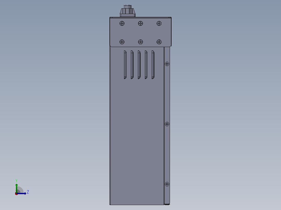 5KW86AH户式家庭储能左视图