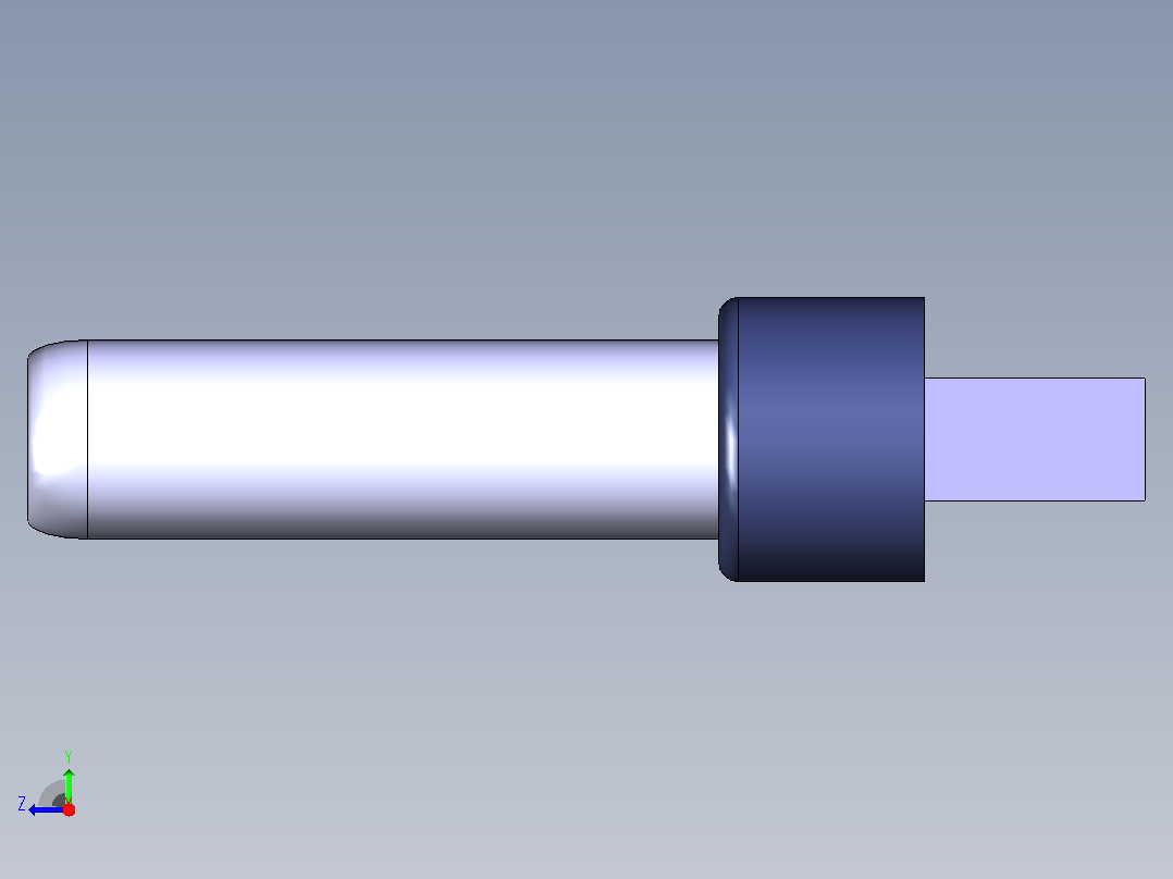USB C型插头右视图
