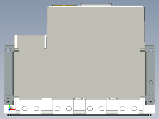 NXAF16N_H04-06 4P固定式万能式断路器三维模型202212前视缩略图