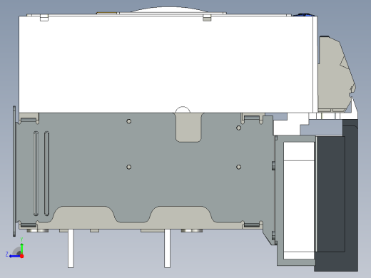NXAF16N_H04-06 4P固定式万能式断路器三维模型202212右视缩略图