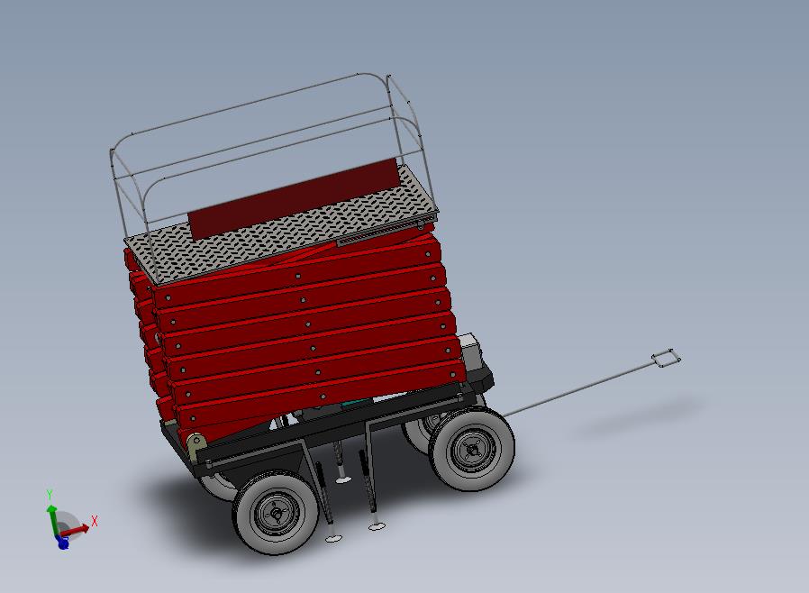 A26-四轮移动式液压升降台