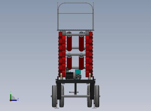 A26-四轮移动式液压升降台左视缩略图