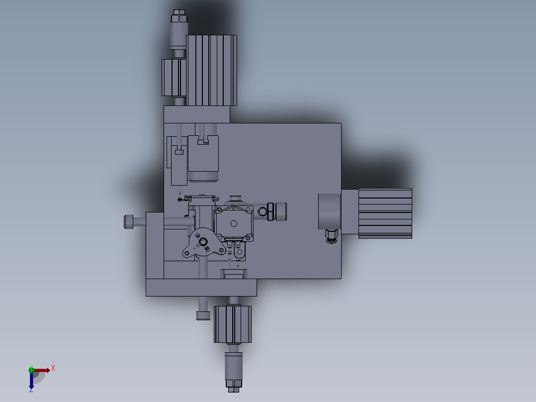 测漏工装（外漏）(1)俯视图