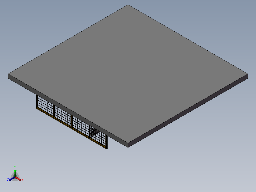 B3254-五轴焊接变位机正等轴测图