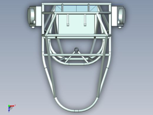 大学生方程式赛车设计（前后悬架设计）俯视缩略图