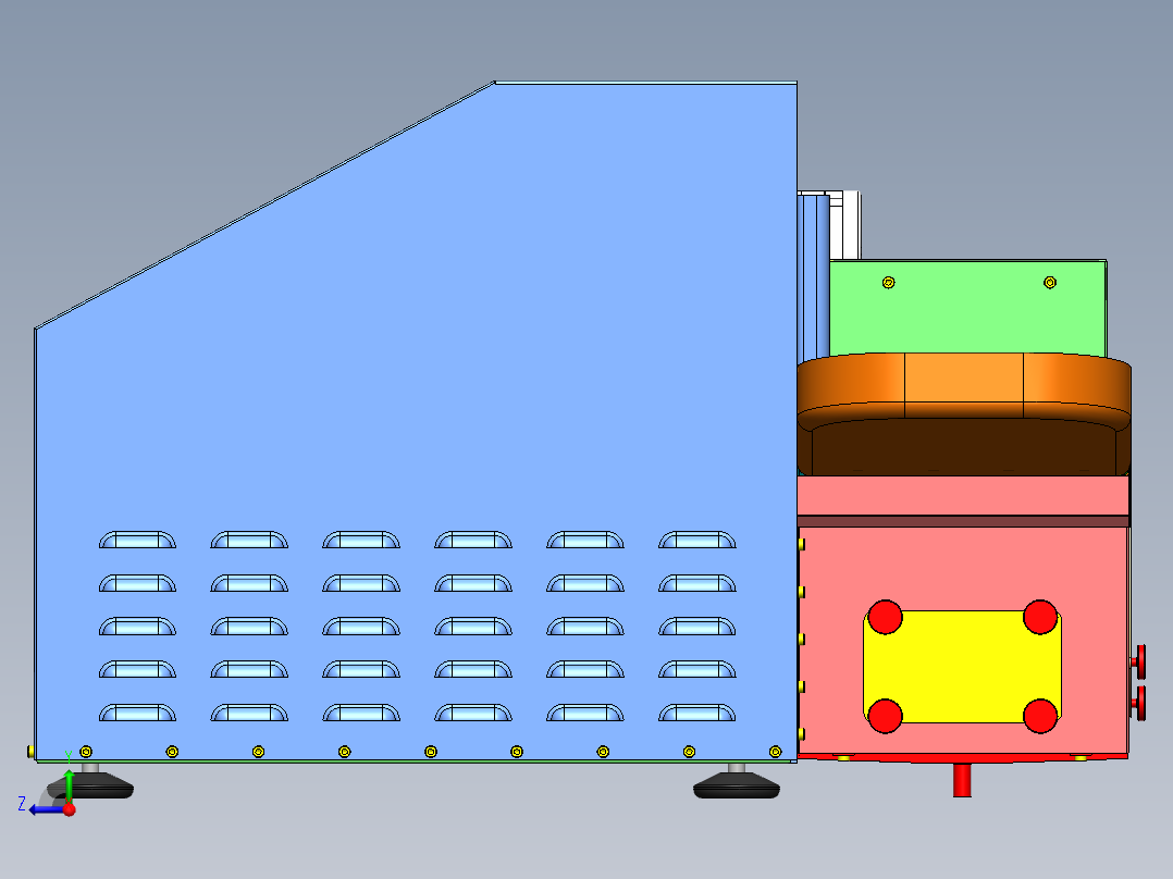 樱桃去核机sw16可编辑右视图