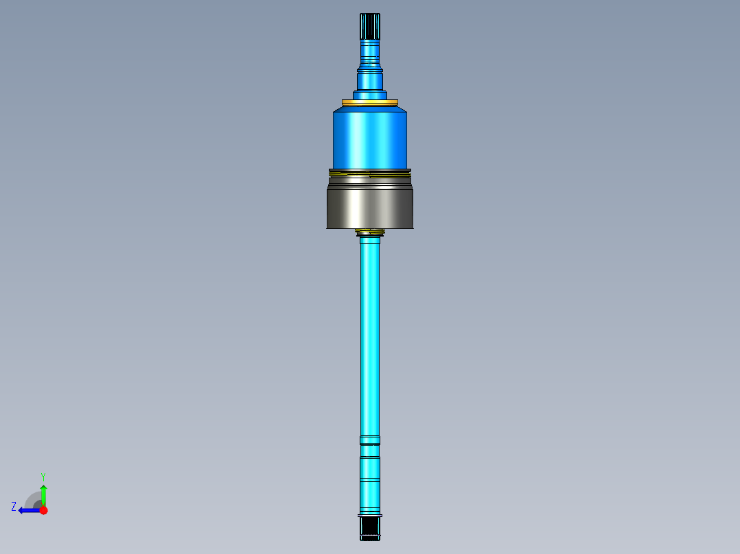 内等速接头3D数模图纸 STP格式右视图