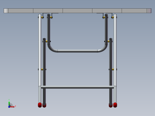 折叠桌子 便携式前视缩略图