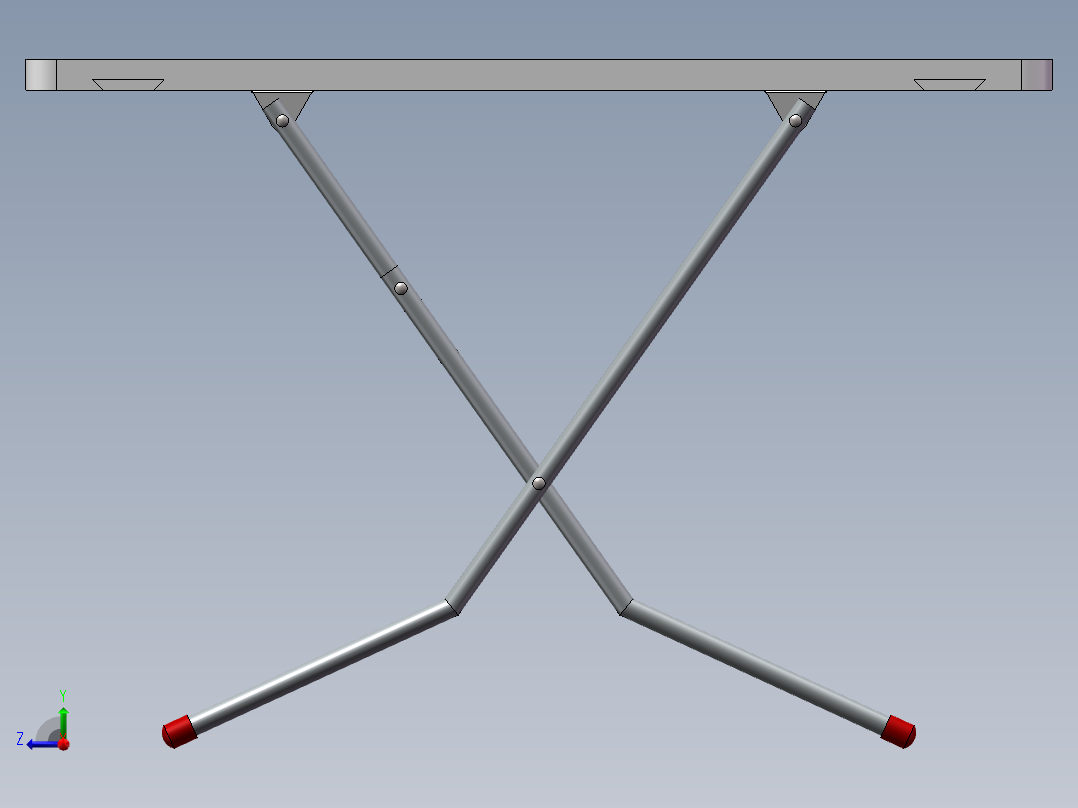 折叠桌子 便携式右视图