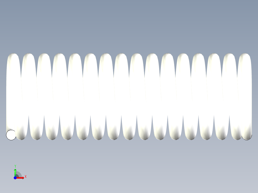 胶卷片的外壳环前视图