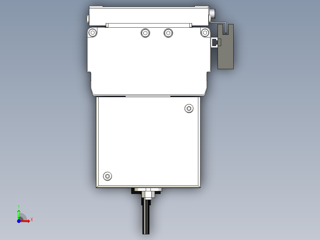 Toyo东佑达直线模组-ECH10-100-BM-100W+煞車前视图