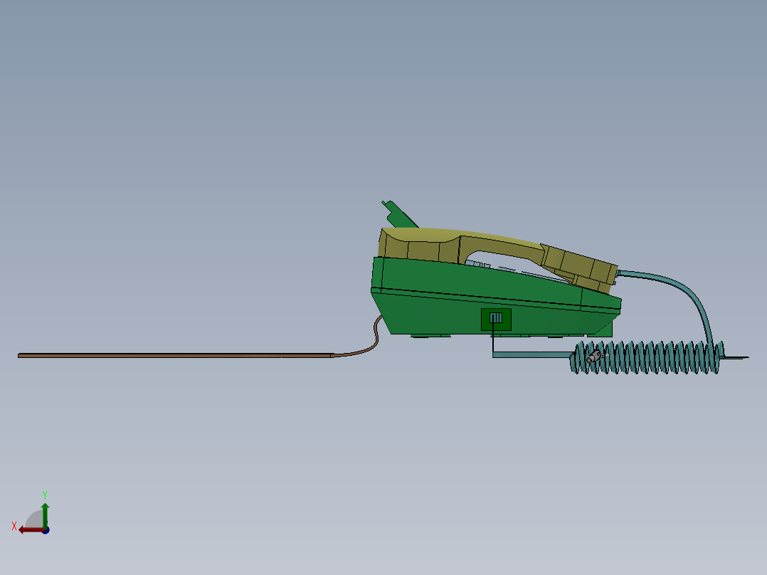11 电话机后视图