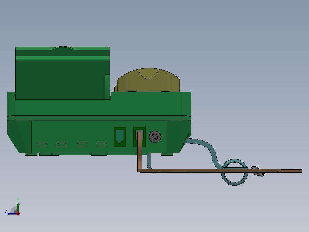 11 电话机右视图