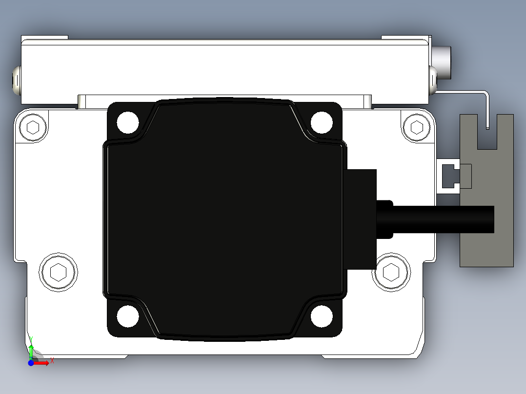 Toyo东佑达直线模组-ECH12-200-BC-200W+煞車前视图