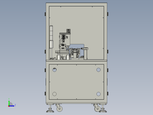 手机电池极片裁切机左视缩略图