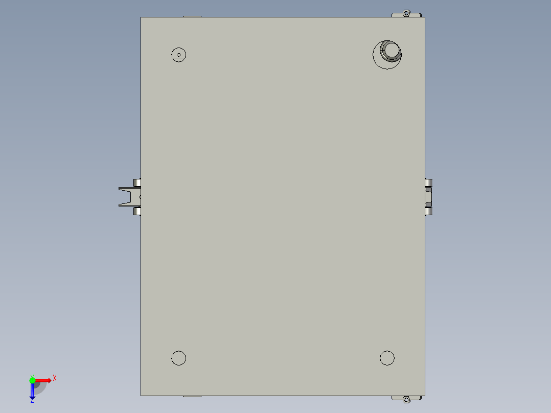 手机电池极片裁切机俯视图