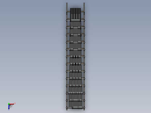 仿形机床(滚板机)设备俯视缩略图