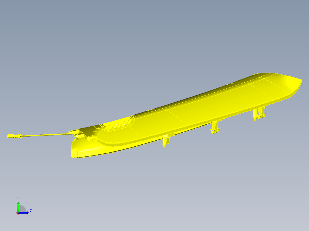 A柱饰板风挡饰板左视图