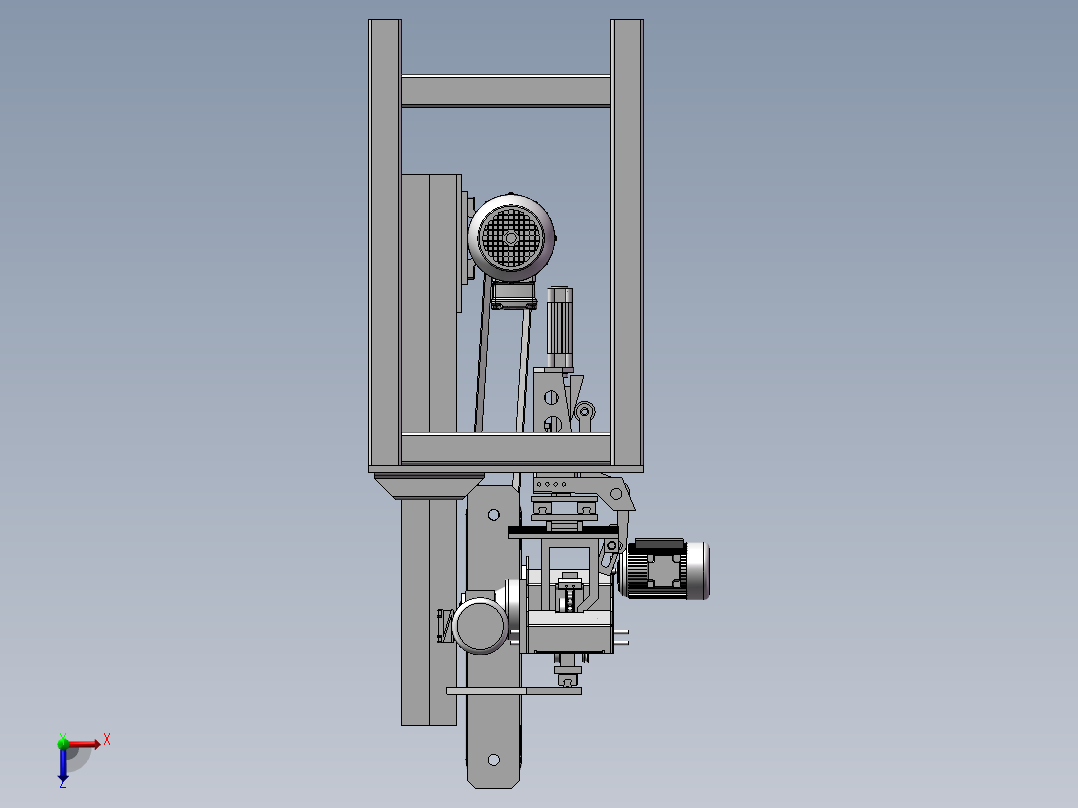 自动打磨机(STP)俯视图