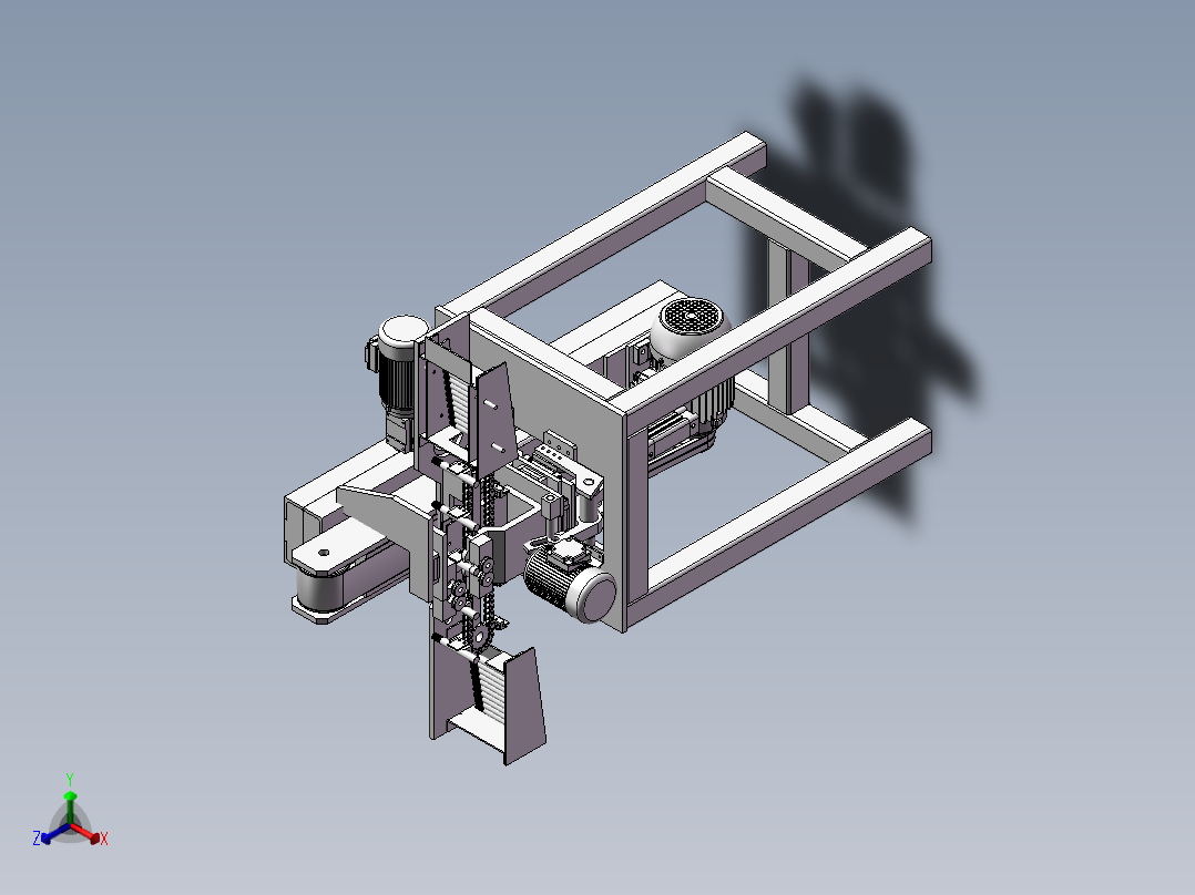 自动打磨机(STP)正等轴测图