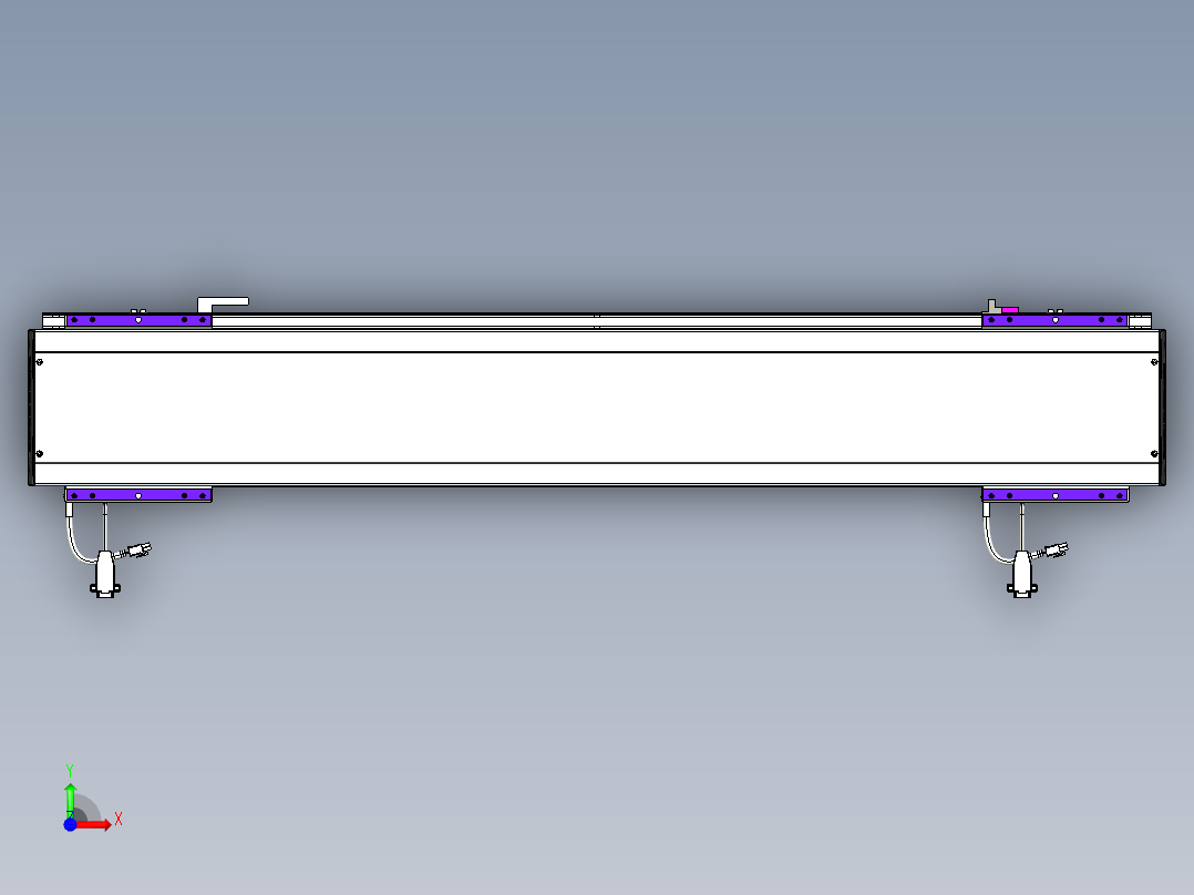 威洛博VL系列直线电机模组-2VL17E2-S800前视图