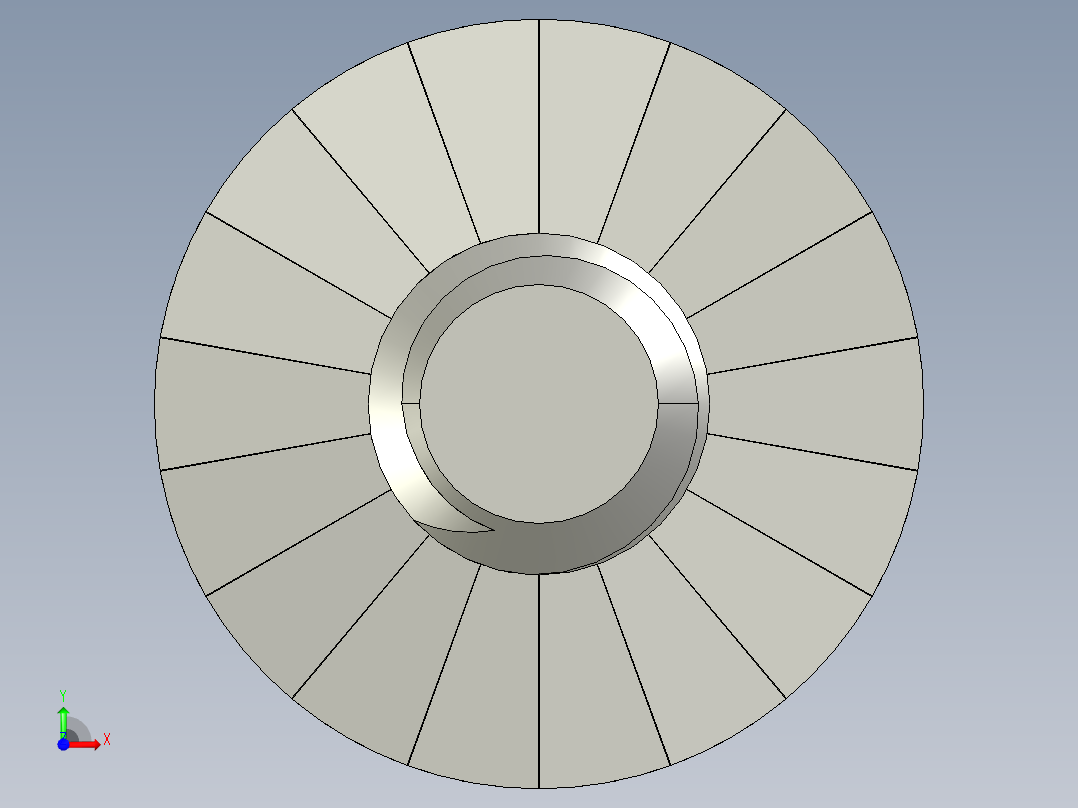 锯齿状法兰头螺钉-Serrated-Flange Socket Head Screws M6 x 1 mm Thread 20 mm Long前视图