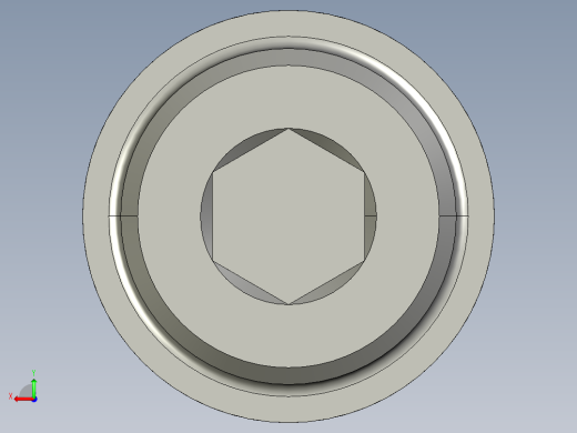 锯齿状法兰头螺钉-Serrated-Flange Socket Head Screws M6 x 1 mm Thread 20 mm Long后视缩略图