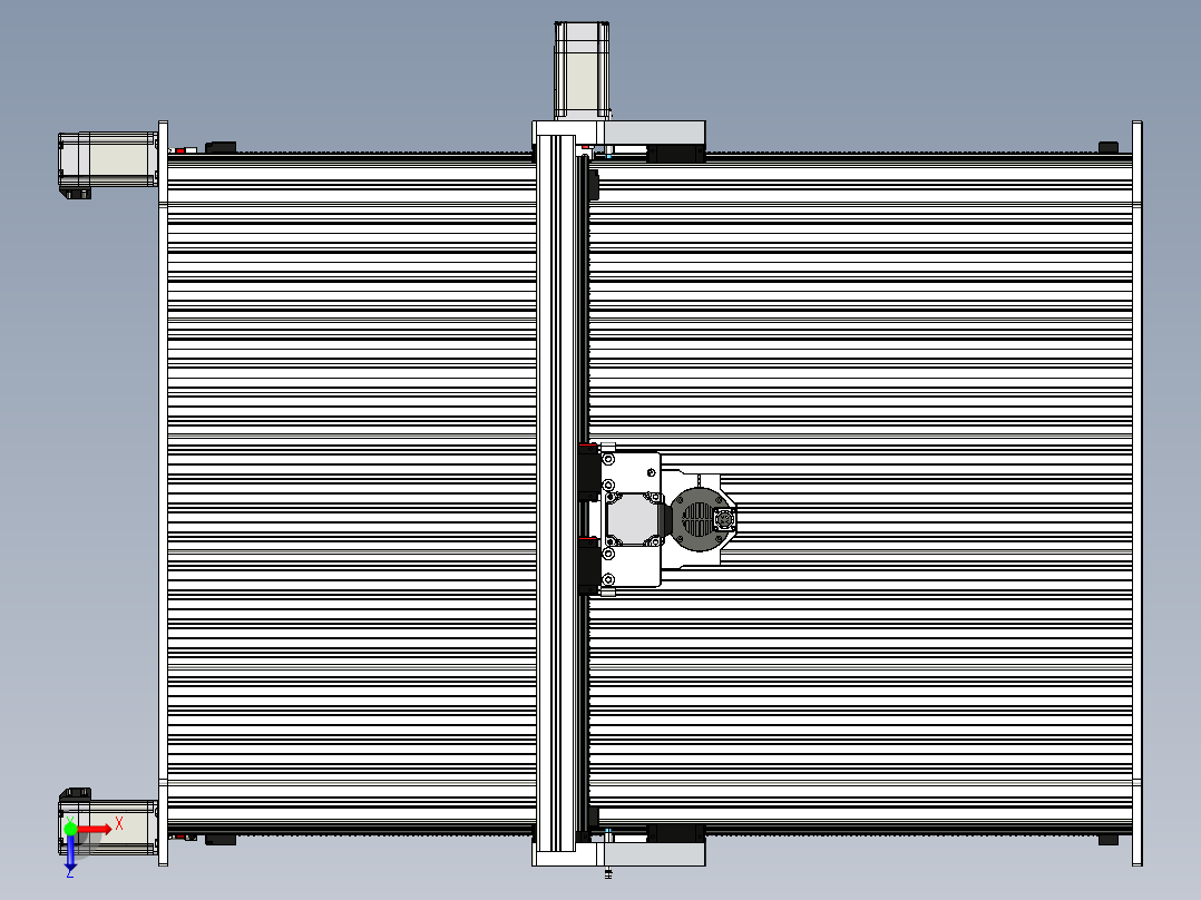 CNC 加工中心10俯视图