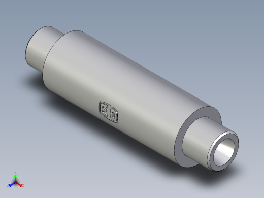 卡套式工业通用硬管接头EO_Weld_bulkhead_fitting_ESV06LX正等轴测缩略图