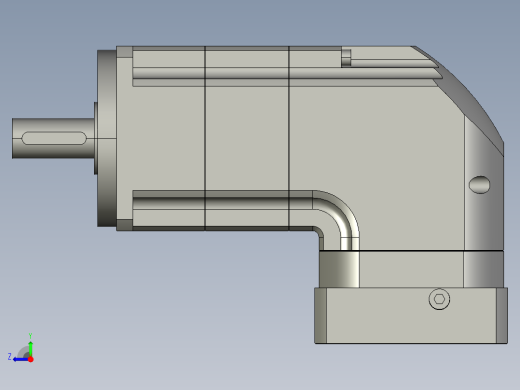 斜齿ZPGH115-L2 19-95-115-M8 LR65 CZ25-6B.STEP右视缩略图