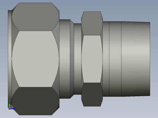 卡套式工业通用硬管接头20_fbu-s左视缩略图