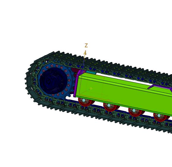 农业机械用履带轮结构
