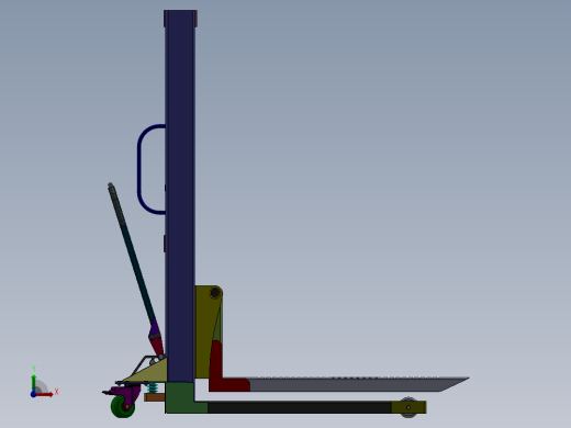 油桶搬运车设计（液压）含三维图前视缩略图
