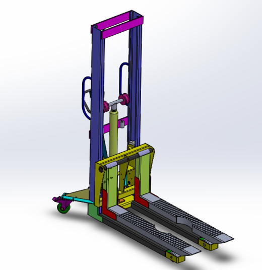 油桶搬运车设计（液压）含三维图缩略图