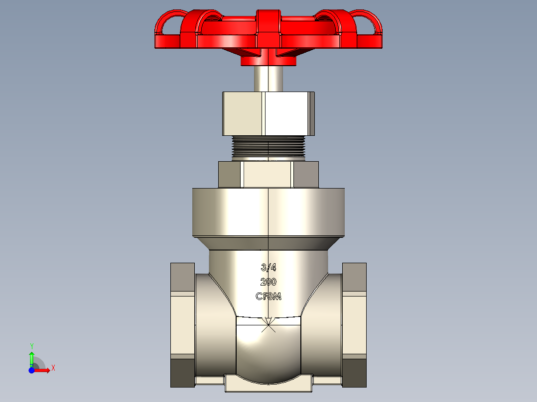 阀门模型-___DN20前视图