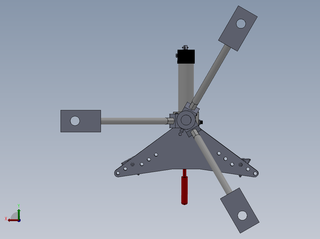 液压弯管机设计模型160550==30后视图